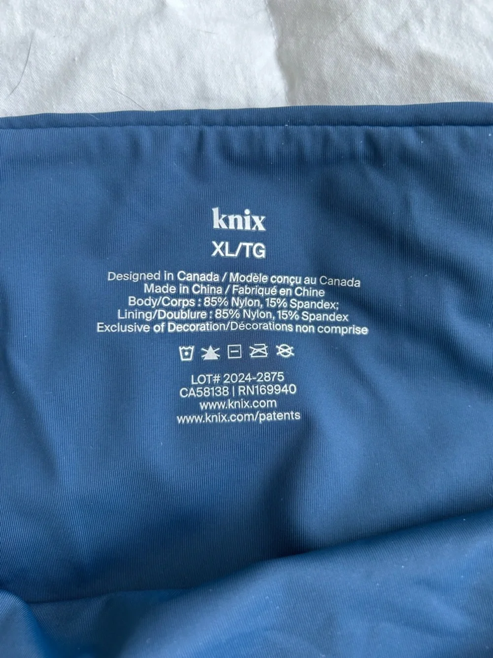 Knix bikini swim bottom size xl color horizon - Picture 5 of 6